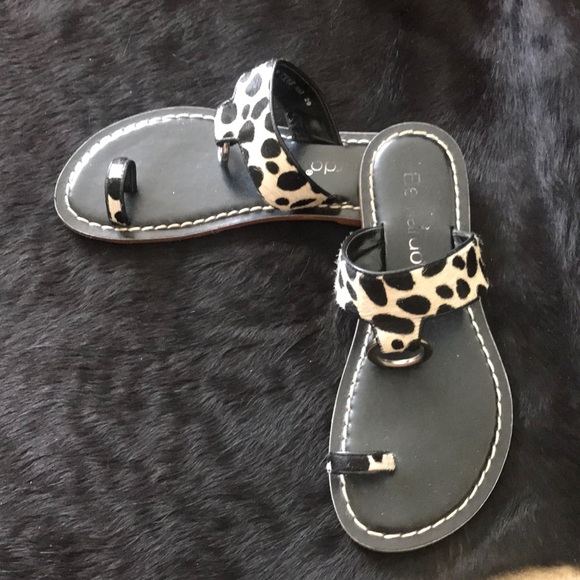 BERNADOS Shoes - BERNADOS Horse Hair & Silver 0 Fall/Spring Thongs